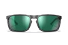 Okulary Wiley X Axe Captivate  | Green Mirror Lenses | Gloss Crystal Grey Frame | GRATISY!!!