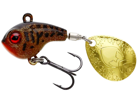 .Wirujący ogonek Westin DropBite Spin Tail Jig 12g | 3,2cm | Motoroil Burbot