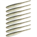 Guma Keitech Shad Impact 4" | 10,2cm | #410 Crystal Shad | 8 szt.