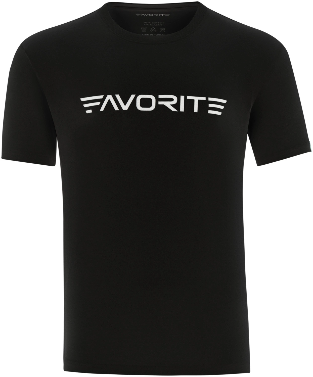 Favorite T-shirt Black Logo - Czarny - rozmiar XXXL
