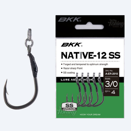 Haczyki BKK Native-12 SS | #1 | 5 szt.