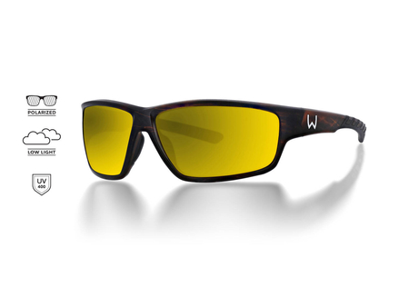 Okulary Westin W6 Sport 20 Matte Brown Stripe | LB Brown | LM Yellow | AR Green