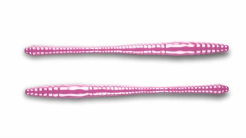 Przynęta LIBRA LURES Dying Worm 8cm -018 - pink pearl - 12szt (zapach krylowy)