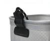 Flagman Grey Eva Bucket Kwadratowe wiadro na wodę / 6L