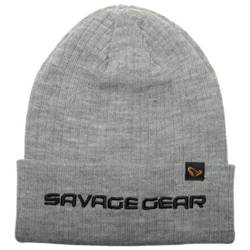 Czapka Savage Gear Fold-Up Beanie Light Grey Melange
