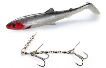 Zestaw Guma Westin BullTeez Shadtail 18cm | Redlight + Dozbrojka Vis Vangen