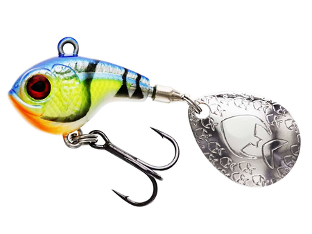 Wirujący ogonek Westin DropBite Spin Tail Jig 8g | 2,6cm | Chartreuse Blue Craw