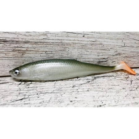 Guma SEWRO CUSTOM BAIT Ukleja 16cm Zielony Kopyto Pomarańcz
