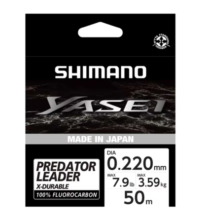 Fluorocarbon Shimano Yasei Predator | 0.20mm | 3.05kg | 50m | Grey