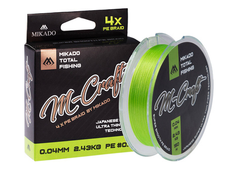 Plecionka Mikado M-Craft Braid 0,08mm | 4,51kg | 150m | fluo 