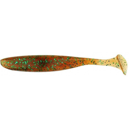 Guma Keitech Easy Shiner 3" | 7,6cm |  LT#30 Pumpkin Green  FLK | 10 szt.