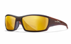 Okulary Wiley X TIDE Gold Mirror Matte Hickory Brown Frame