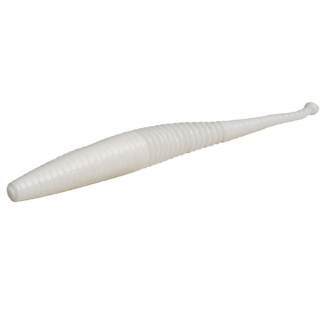 Gumy Mikado M-Craft WIGGLY WORM 7,5cm WHITE - 8szt.