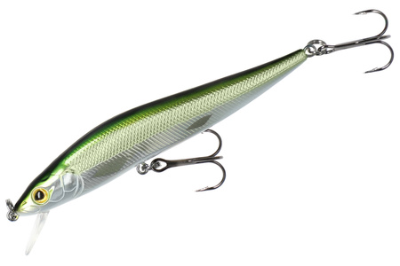 Wobler Mikado Fishunter -ghost 10cm / Olive Bleak - Neutralny