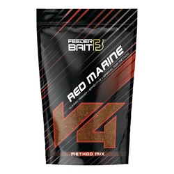 Feeder Bait Method Mix V4 Red Marine  - 800g