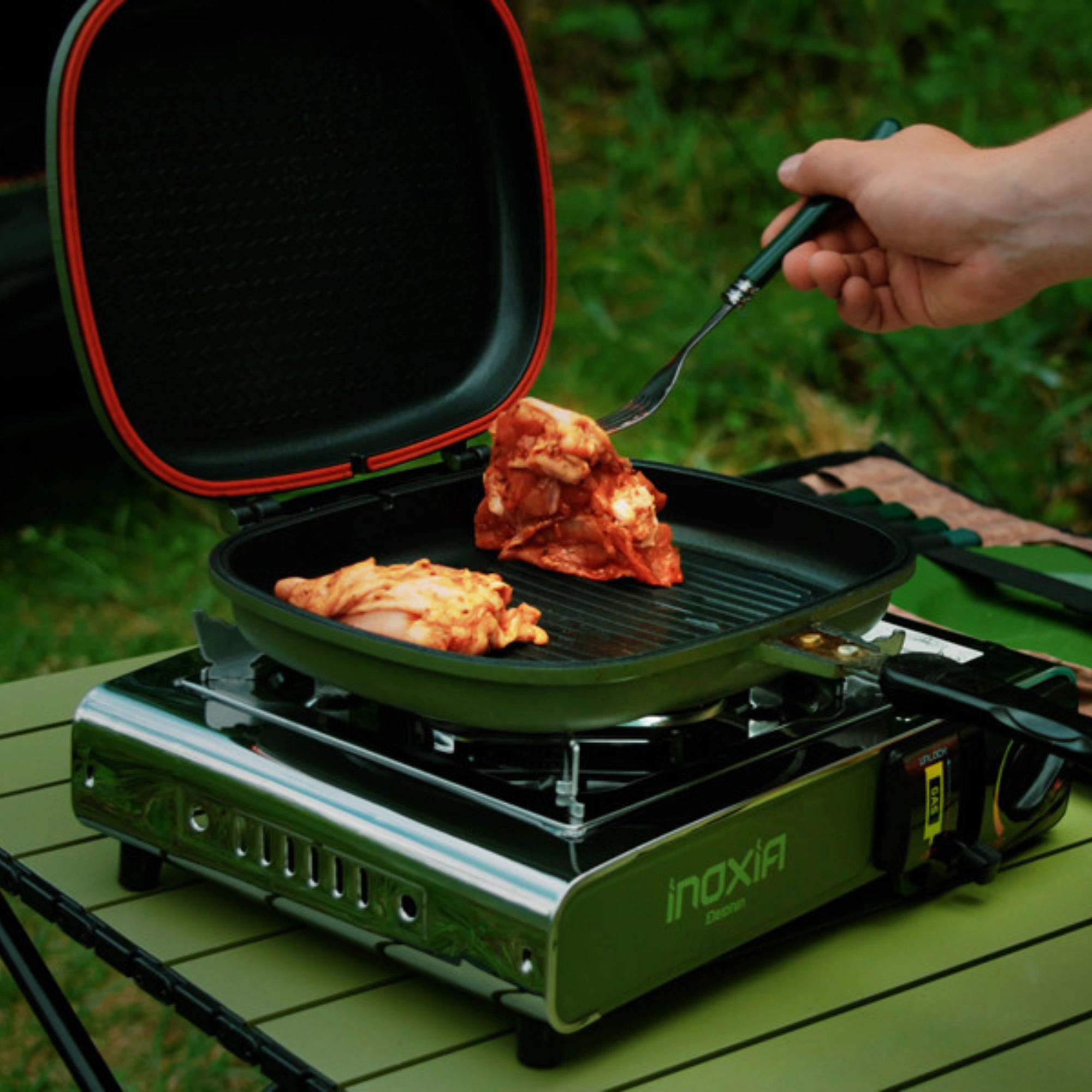 Kuchenka gazowa Delphin INOXIA