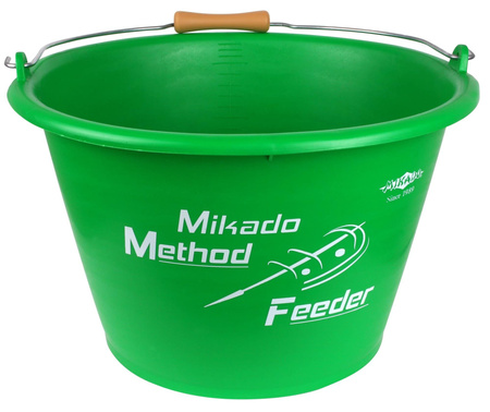 Wiadro Mikado METHOD FEEDER 17L zielone
