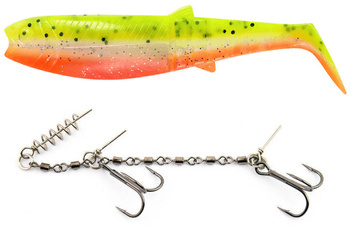 Zestaw Guma Savage Gear Cannibal 17,5cm | Lemon Cracker + Dozbrojka Vis Vangen