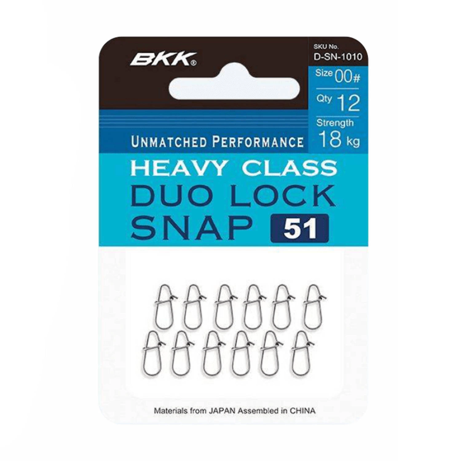 Agrafki BKK Duolock Snap-51 | #2 | 12 szt.