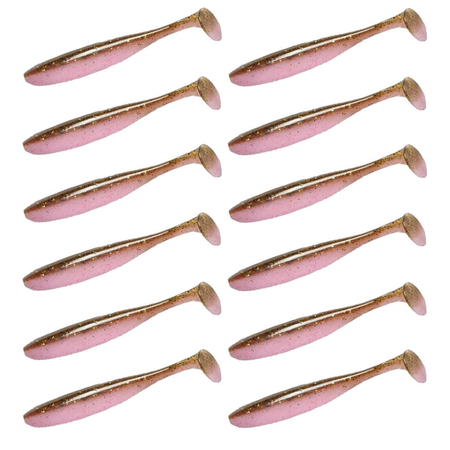 .Guma Keitech Easy Shiner 2" | 5,08cm | LT#52 Green Pumpkin Pink | 12 szt.