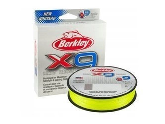 .Plecionka Berkley X9 150m - 0.06mm - 6,4kg - Fluo Green