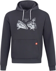 Bluza z kapturem Favorite Fish dialog dark grey - rozmiar XL