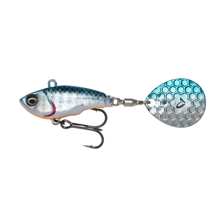Wirujący ogonek Savage Gear Fat Tail Spin 9g | Blue Silver