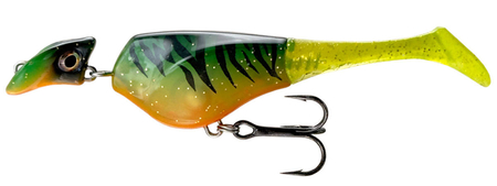 Headbanger Shad 11cm - Firetiger Stealth- Pływający