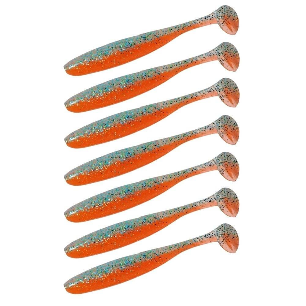 Keitech Easy Shiner 4"/10,16cm LT#32 Clear Orange - 7 szt.