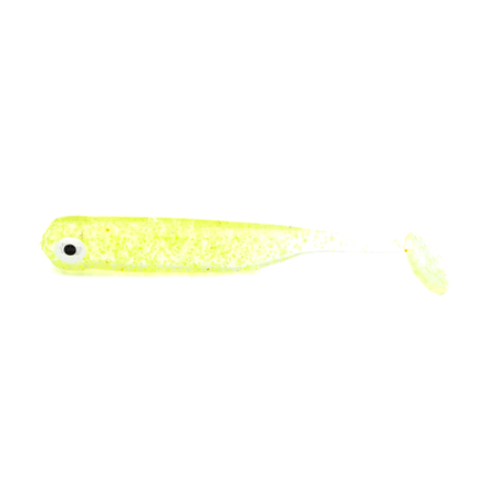 Guma Great Fish GF1 4,9cm | Glitter Light Green | rybny | 10 szt.