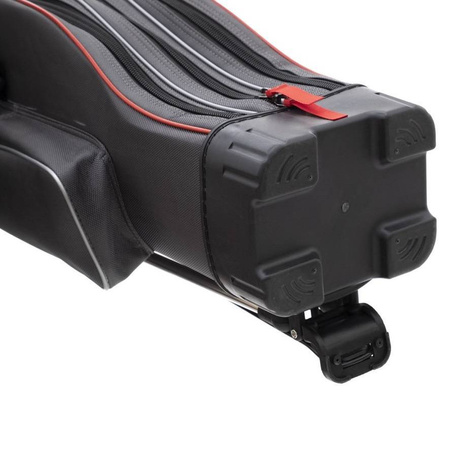 Sztywny pokrowiec na wędki Mikado ze stelażem | trzykomorowy | 160cm