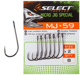 Haczyki do czeburaszki Select MJ-59 MICRO JIG SPECIAL #2 | op. 8 szt.