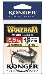 Konger Przypon wolframowy 45cm / 15kg - op. 2 szt.