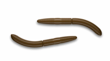 Przynęta LIBRA LURES Fatty D'Worm Tournament 5.5cm - 038 - brown - 12szt (bez zapachu)