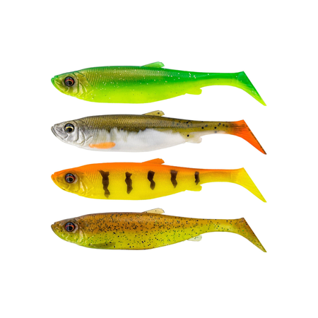 Zestaw przynęt Savage Gear 3D Herring Shad 9cm | Dark Water Mix | 4 szt.