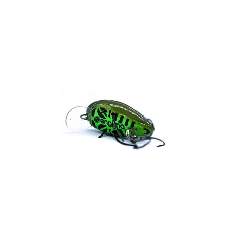 Wobler Engima Baits Owad 3cm | Oliwkowy-Zielony | pływający