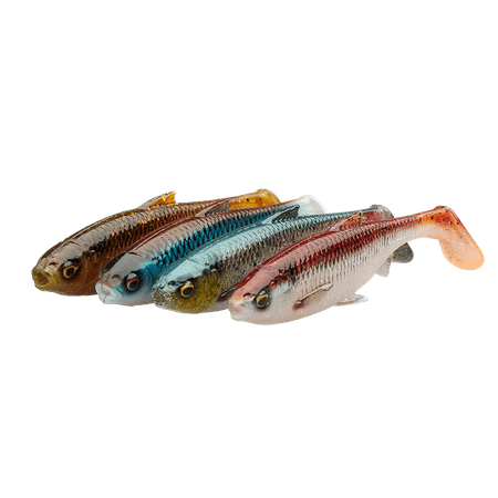Zestaw przynęt Savage Gear 3D LB River Roach 14cm | Clear Water Mix | 4 szt.