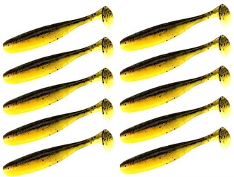 Keitech Easy Shiner 3"/7,6 cm #447 Watermelon PP. Yellow - 10szt.