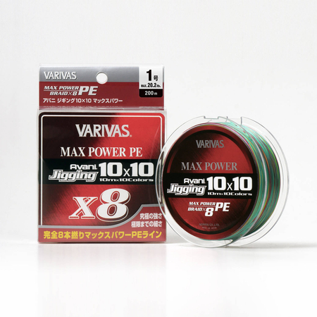 .Plecionka Varivas Advance Jigging 10x10 Max Power PE x8 |3 PE | 200m