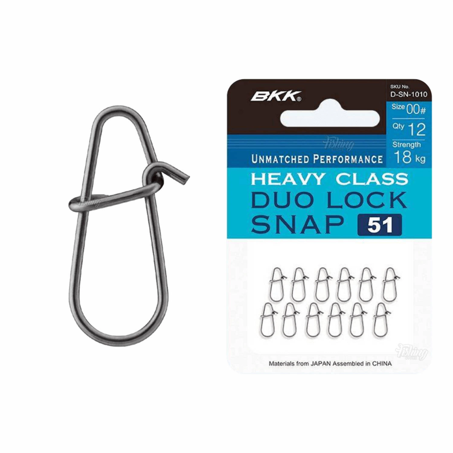 Agrafki BKK Duolock Snap-51 | #000 | 12 szt.