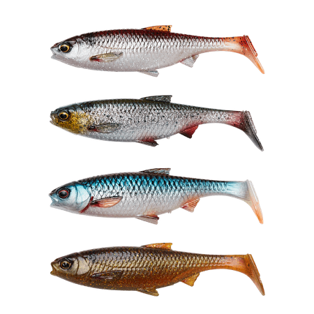 Zestaw przynęt Savage Gear 3D LB River Roach 14cm | Clear Water Mix | 4 szt.