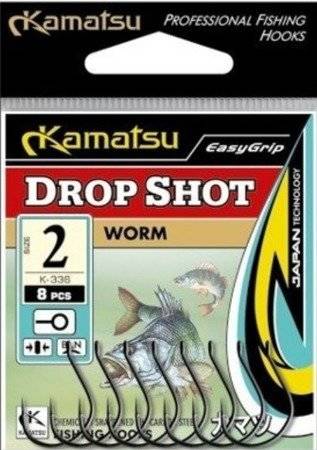 Haczyki KAMATSU Worm Drop Shot K-336 roz 1 op.10szt