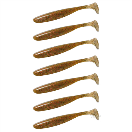 Guma Keitech Easy Shiner 4" | 10,16cm | LT#14S Motoroil Red Flake | 7 szt.