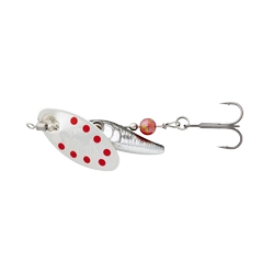Obrotówka SAVAGE GEAR Sticklebait Spinner #3, 9.1g Dirty Silver Red