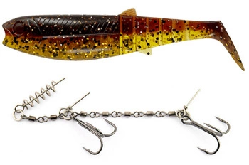 Zestaw Guma SAVAGE GEAR Cannibal 17,5cm 52g Motoroil UV + Dozbrojka Vis Vangen
