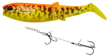 Zestaw Savage Gear Cannibal 15cm 33g Burbot Golden Ambulance + Dozbrojka Vis Vangen
