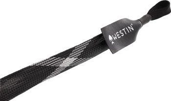 Pokrowiec Westin Rod Cover Trigger up to 7'/210cm Black/Silver Ø 3cm 170cm - na wędkę Castingową