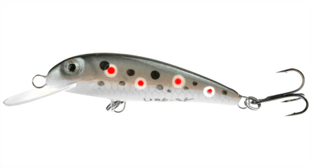 Wobler Wob-Art Strzebla 6cm | pływający | Pstrąg Silver