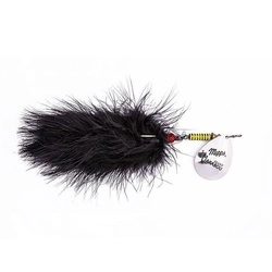 Obrotówka Mepps Giant Marabou | 40g | Srebrny / Czarny