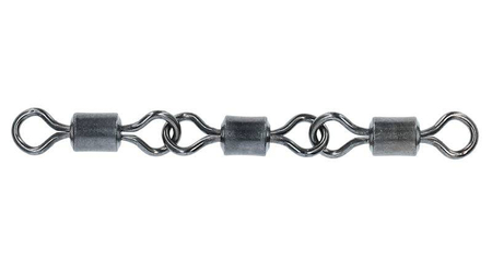 Krętliki Mikado Jaws Triple Swivels - 35kg - 5.5cm 5szt.
